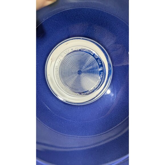 Pyrex 322 Blue Mixing Bowl 1L Glass Kitchenware Vintage Collectible - Picture 5 of 14